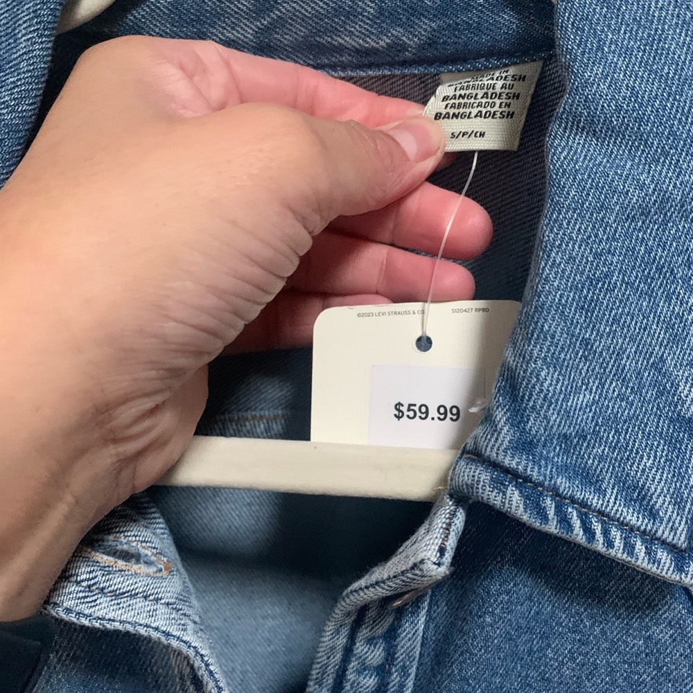 Levi's
Women's Flynn Western Cotton
Denim Dress ‼️ - Picture 6 of 8